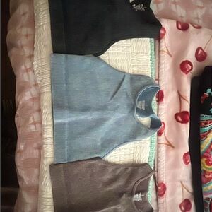 Women’s adult small tank tops - Black, Blue, Brown